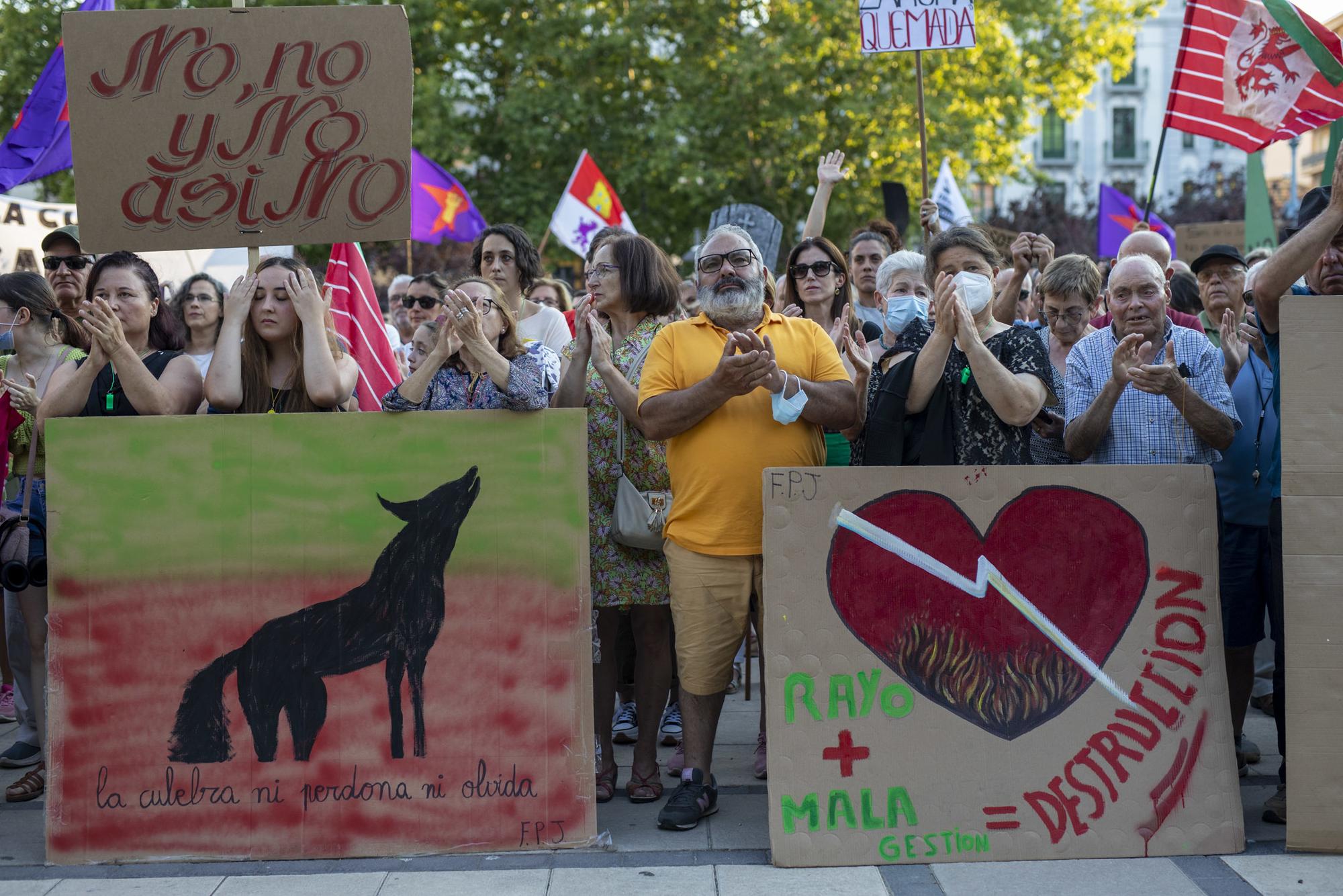 Manifestación Zamora Incendios forestales 28-07-2022 - 5